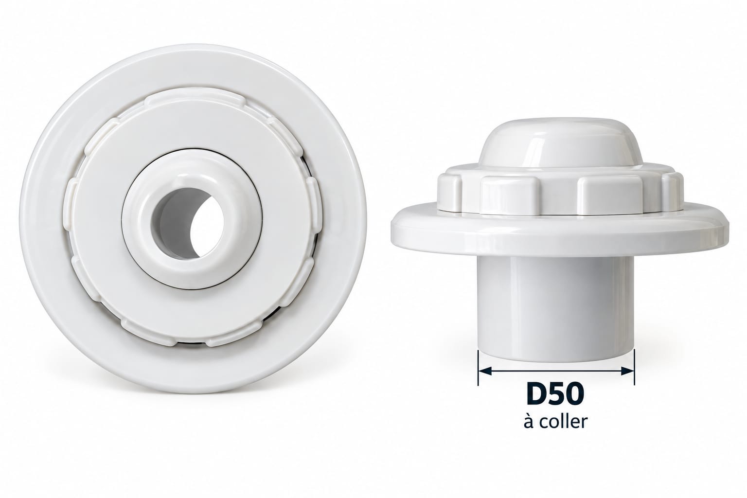 Buse de Refoulement à Coller Orientable pour paroi