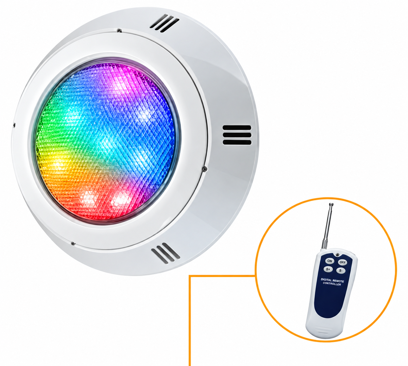 Projecteur RGB Couleur Extra Plat 14 W