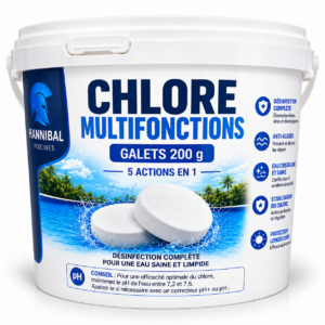 Chlore Multifonction 5KG Galets 200g